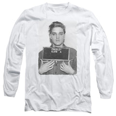 Elvis Presley Army Mug Shot Men's 18/1 Cotton Long-Sleeve T-Shirt