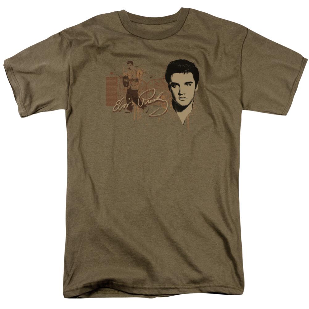 Elvis Presley At The Gates Men's 18/1 Cotton Short-Sleeve T-Shirt
