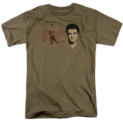 Elvis Presley At The Gates Men's 18/1 Cotton Short-Sleeve T-Shirt