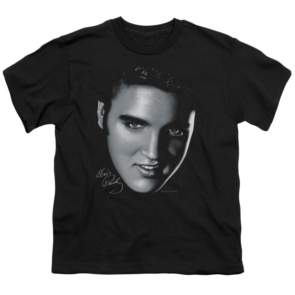 Elvis Presley Big Face Youth 18/1 100% Cotton Short-Sleeve T-Shirt