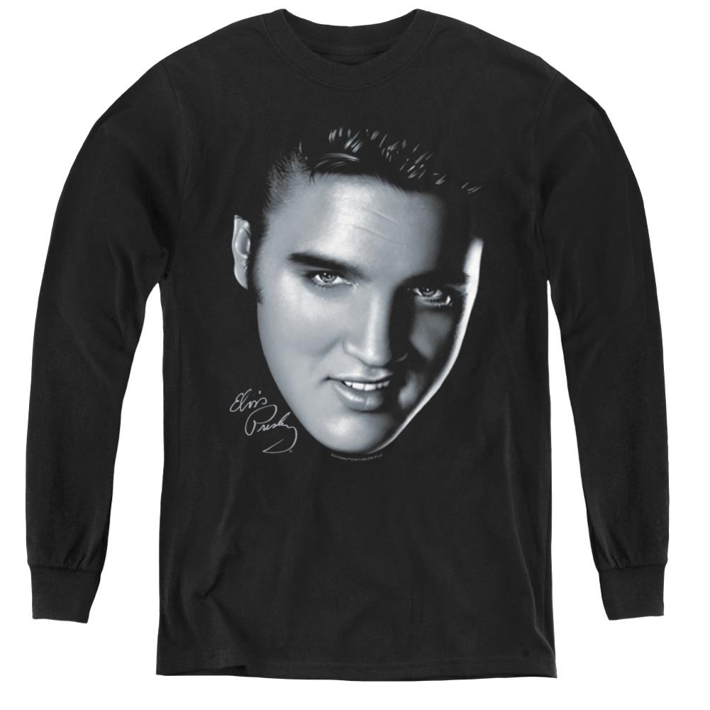 Elvis Presley Big Face Youth Long-Sleeve T-Shirt