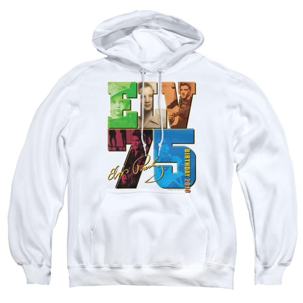 Elvis Presley Birthday 2010 Men's Pull-Over 75 25 Poly Hoodie
