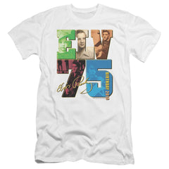Elvis Presley Birthday 2010 Men's Ultra-Soft 30/1 Cotton Slim Short-Sleeve T-Shirt