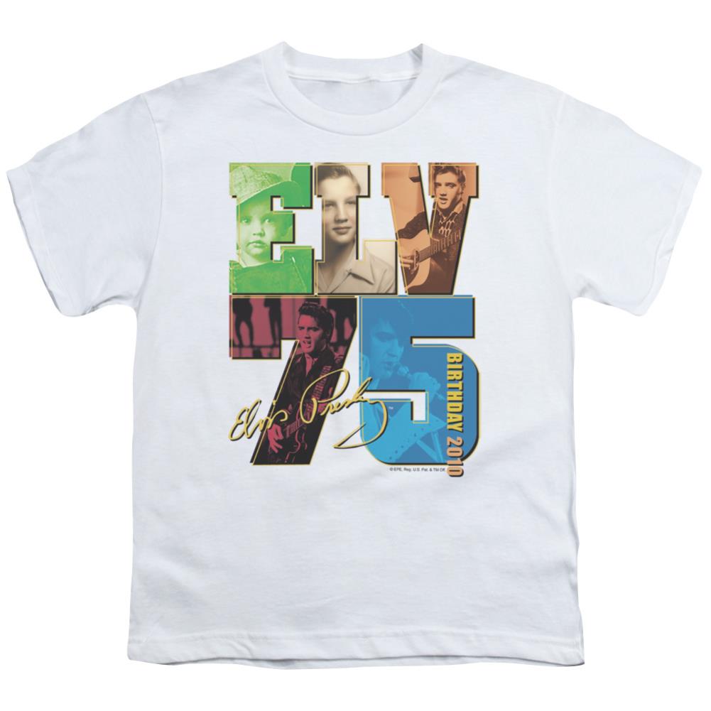 Elvis Presley Birthday 2010 Youth 18/1 100% Cotton Short-Sleeve T-Shirt