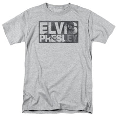 Elvis Presley Block Letters Men's 18/1 Cotton Short-Sleeve T-Shirt