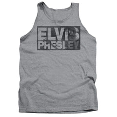 Elvis Presley Block Letters Men's 18/1 Cotton Tank Top