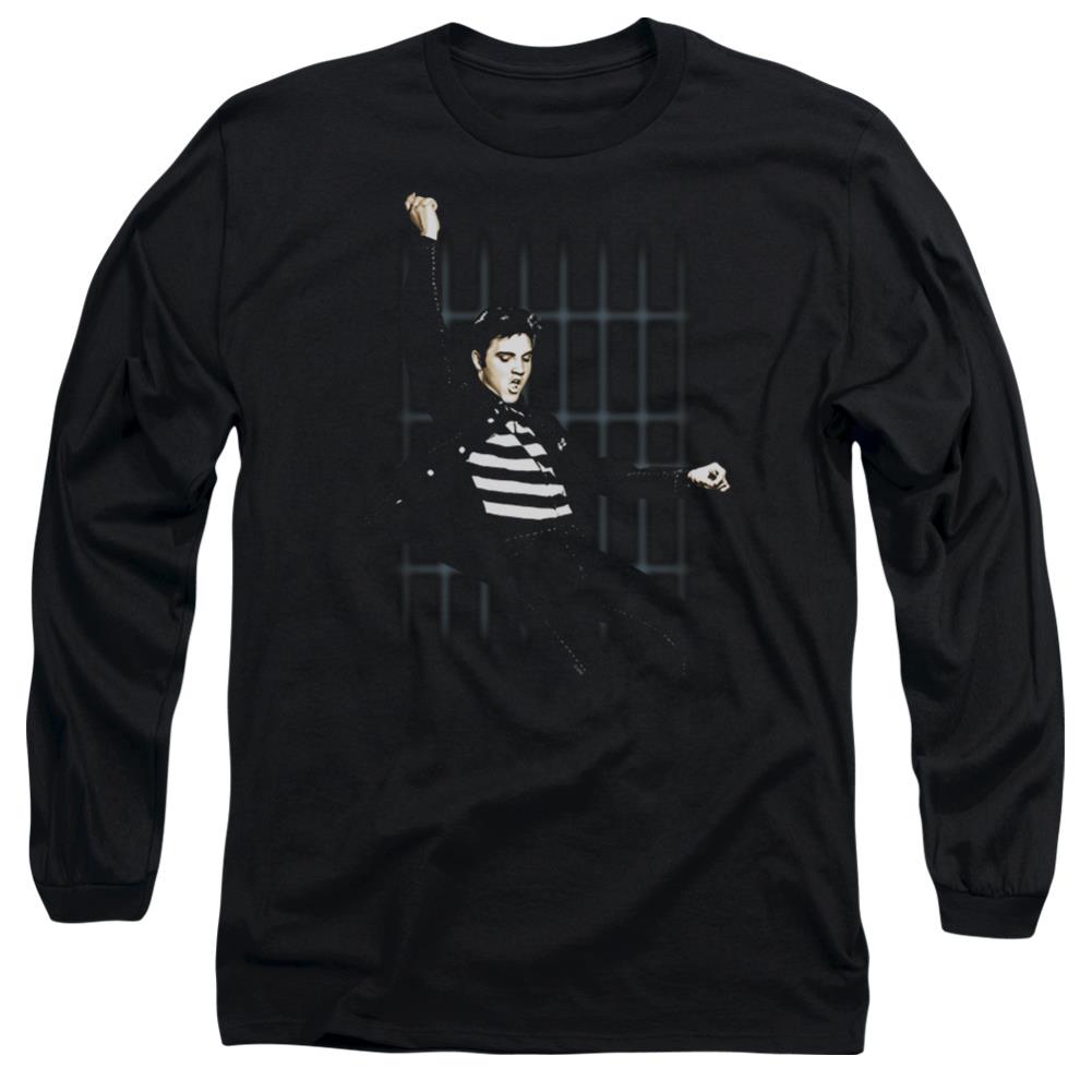 Elvis Presley Blue Bars Men's 18/1 Cotton Long-Sleeve T-Shirt