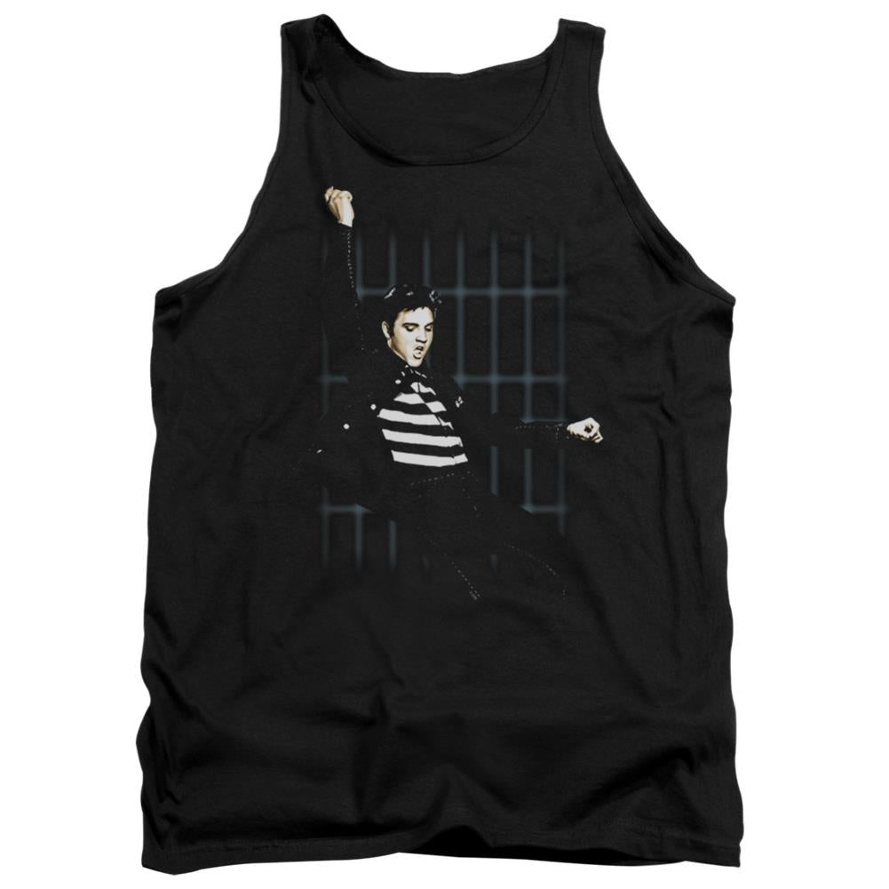 Elvis Presley Blue Bars Men's 18/1 Cotton Tank Top
