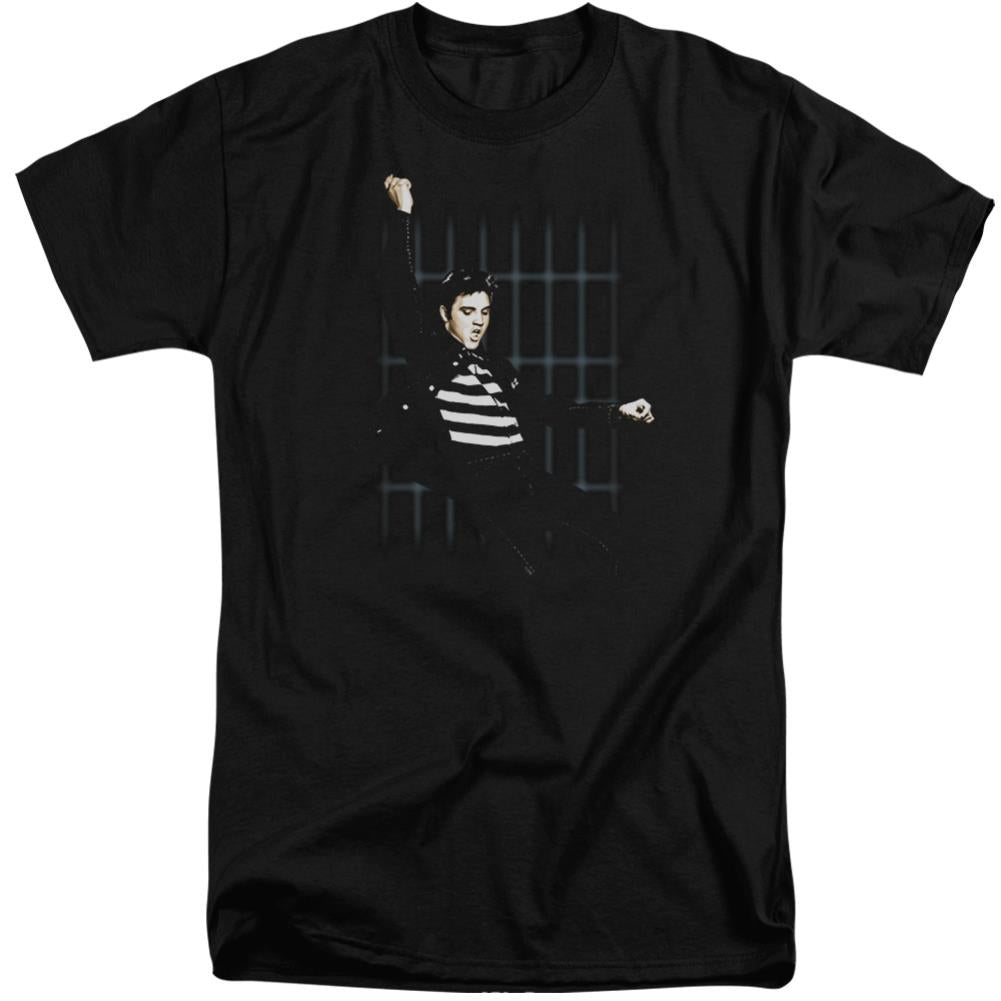 Elvis Presley Blue Bars Men's 18/1 Tall Cotton Short-Sleeve T-Shirt