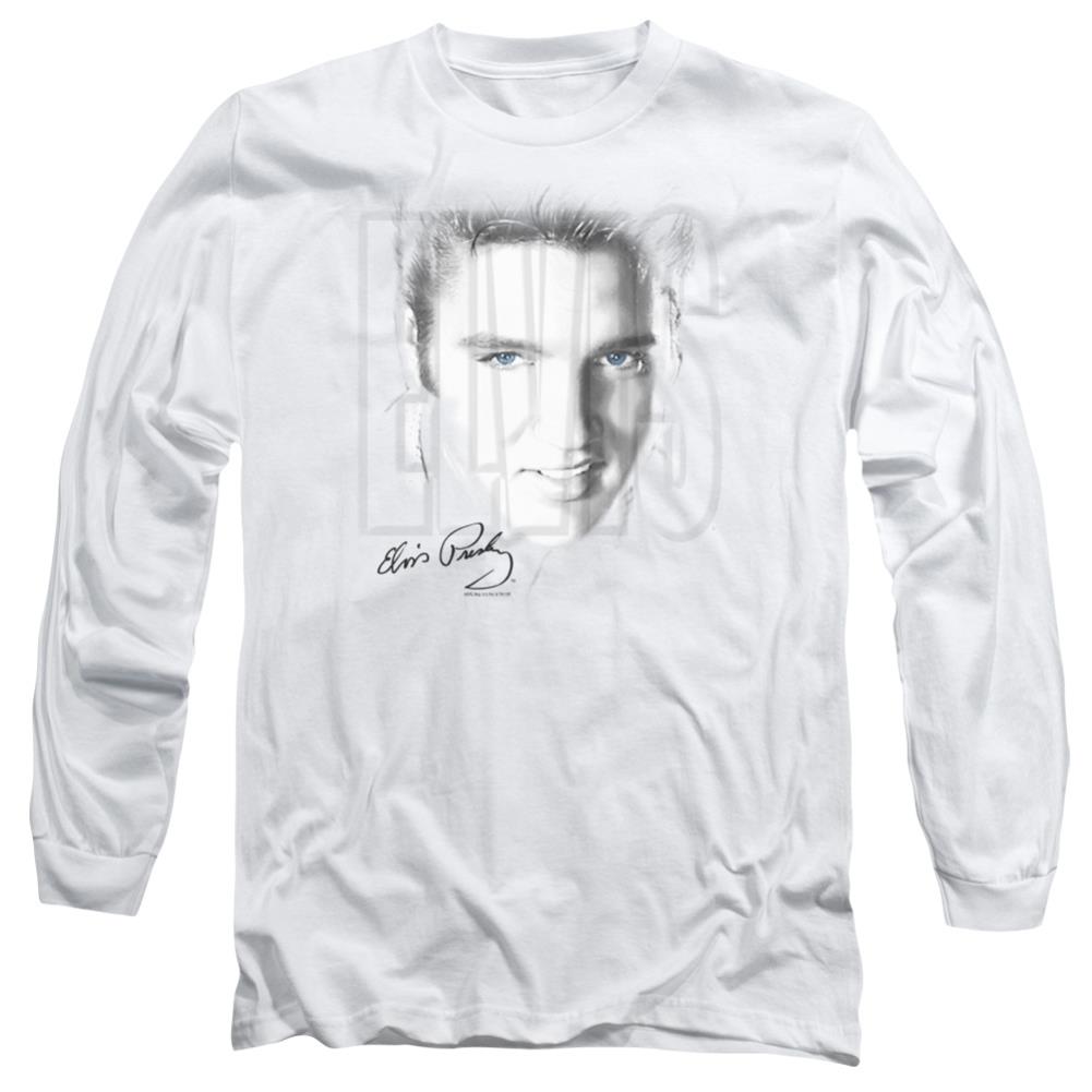 Elvis Presley Blue Eyes Men's 18/1 Cotton Long-Sleeve T-Shirt