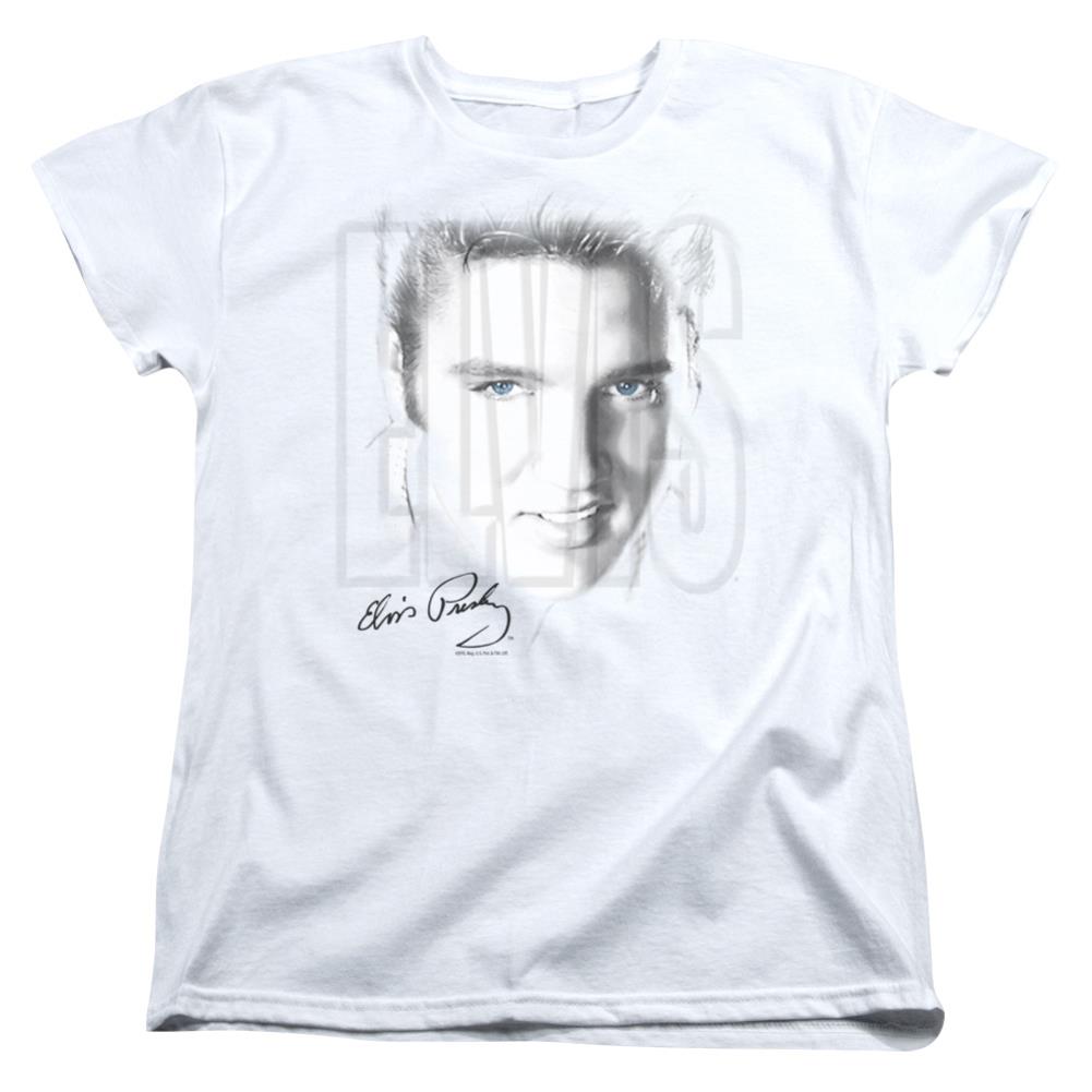 Elvis Presley Blue Eyes Women's 18/1 Cotton Short-Sleeve T-Shirt