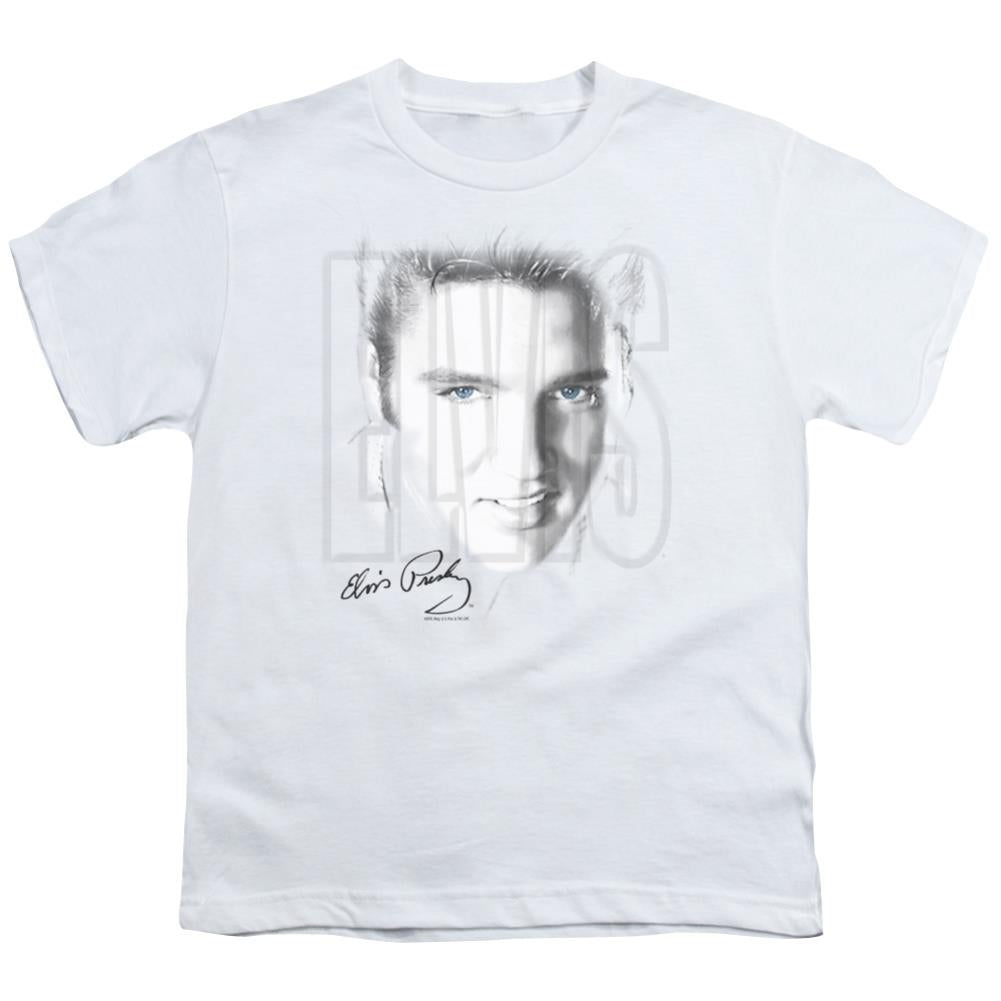 Elvis Presley Blue Eyes Youth 18/1 100% Cotton Short-Sleeve T-Shirt