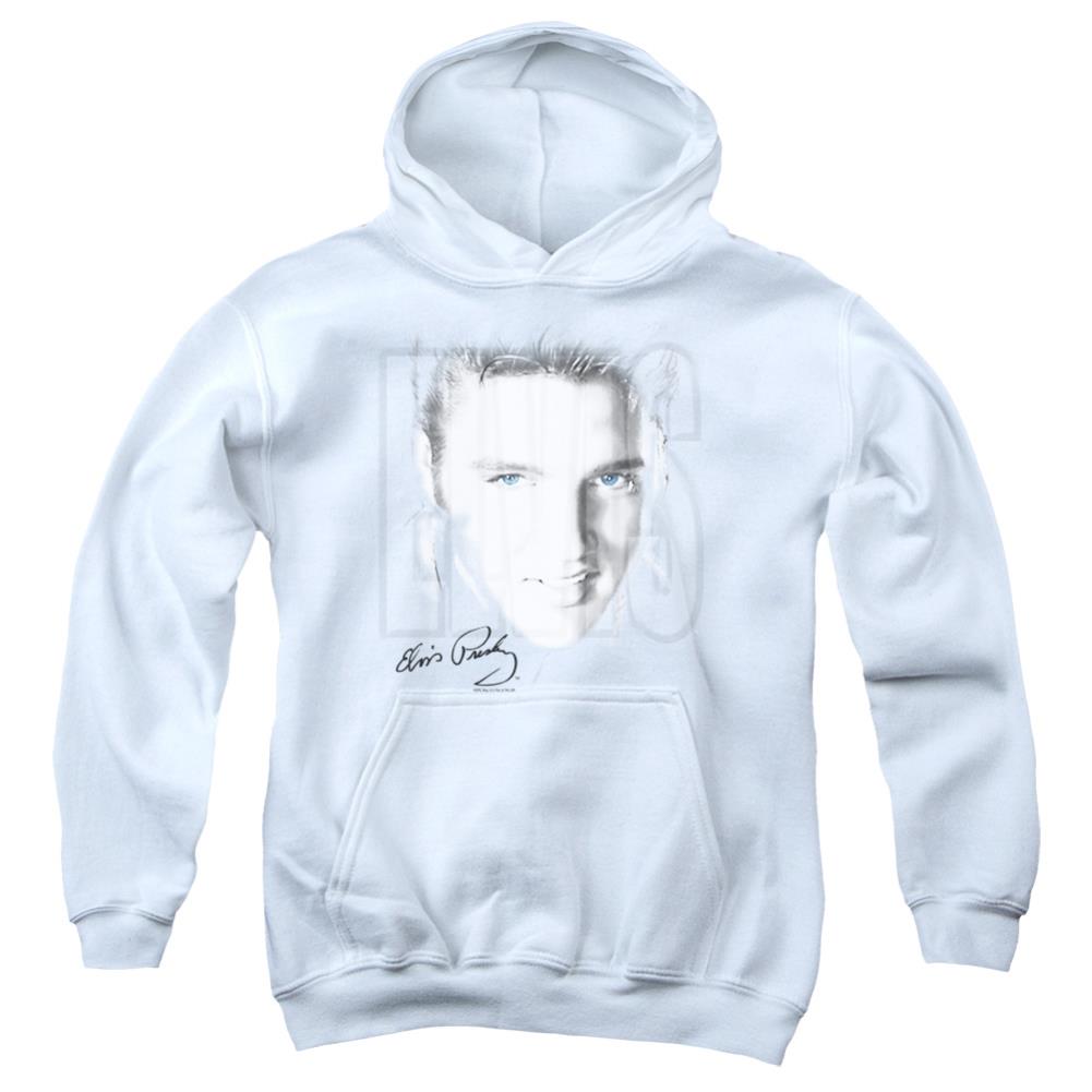 Elvis Presley Blue Eyes Youth Cotton Poly Pull-Over Hoodie