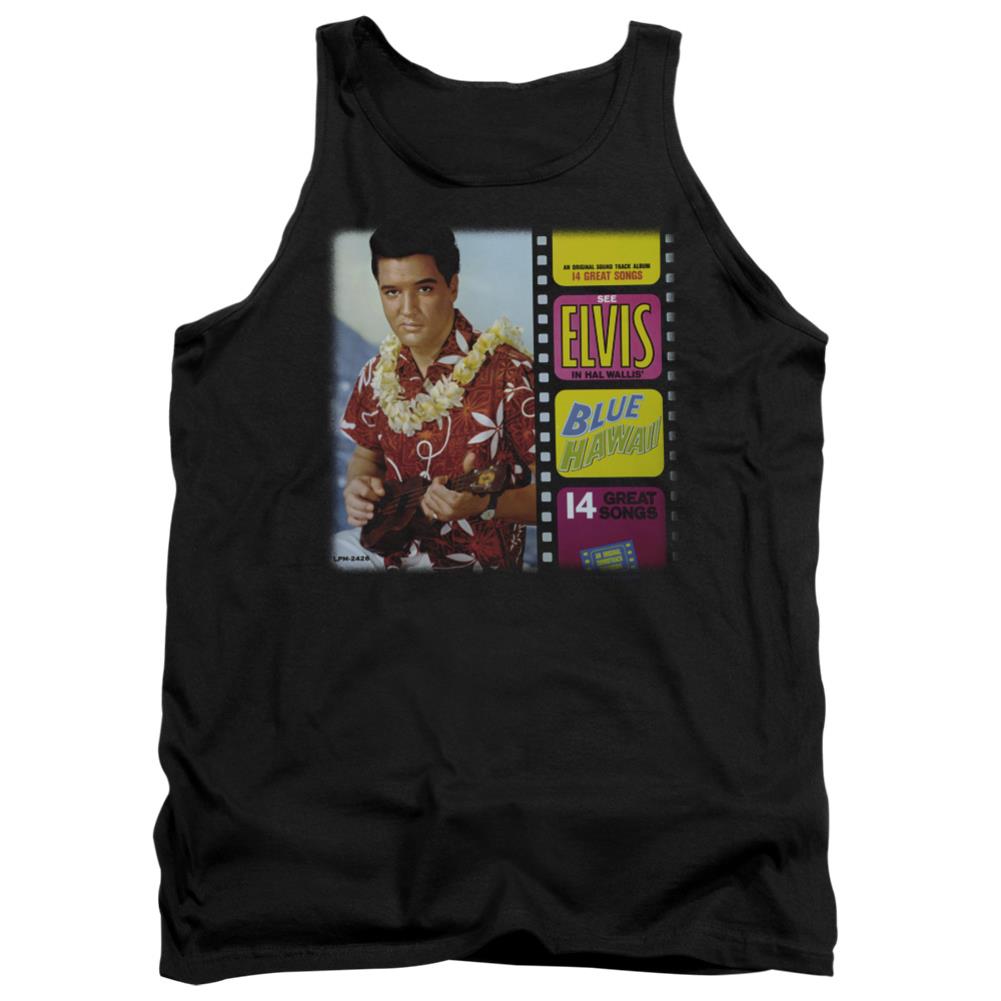 Elvis Presley Blue Hawaii Album Men's 18/1 Cotton Tank Top