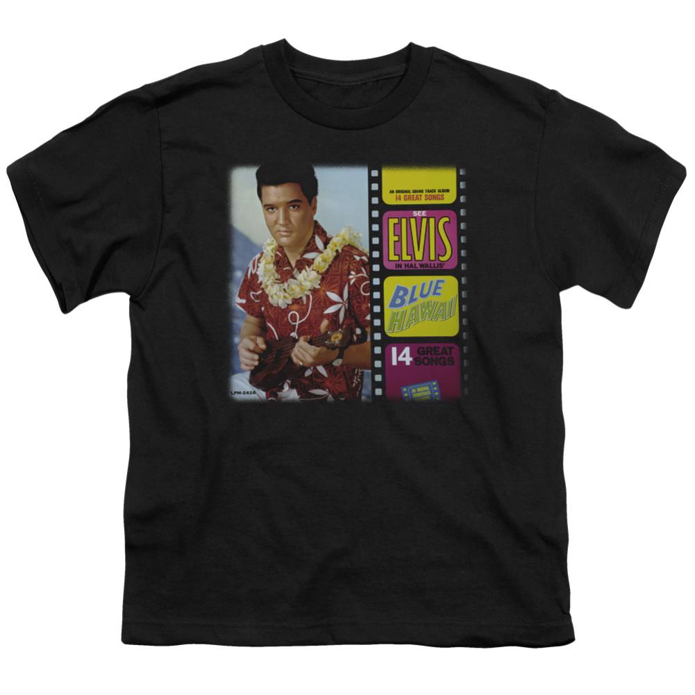 Elvis Presley Blue Hawaii Album Youth 18/1 100% Cotton Short-Sleeve T-Shirt