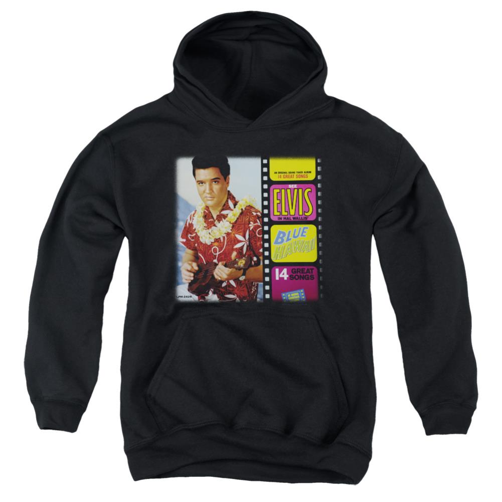 Elvis Presley Blue Hawaii Album Youth Cotton Poly Pull-Over Hoodie