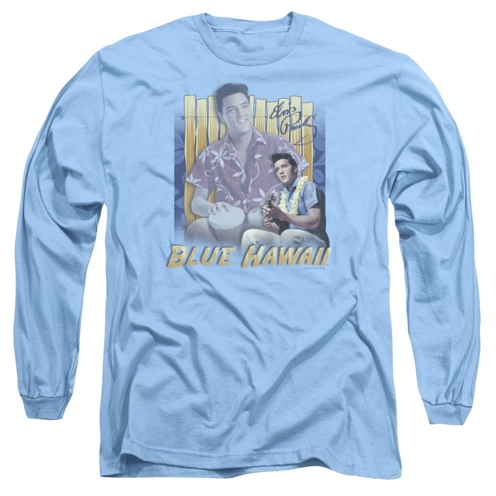 Elvis Presley Blue Hawaii Men's 18/1 Cotton Long-Sleeve T-Shirt