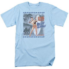 Elvis Presley Blue Hawaii Poster Men's 18/1 Cotton Short-Sleeve T-Shirt