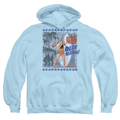 Elvis Presley Blue Hawaii Poster Men's Pull-Over 75 25 Poly Hoodie