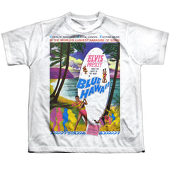 Elvis Presley Blue Hawaii Youth Regular Fit Poly Short-Sleeve T-Shirt