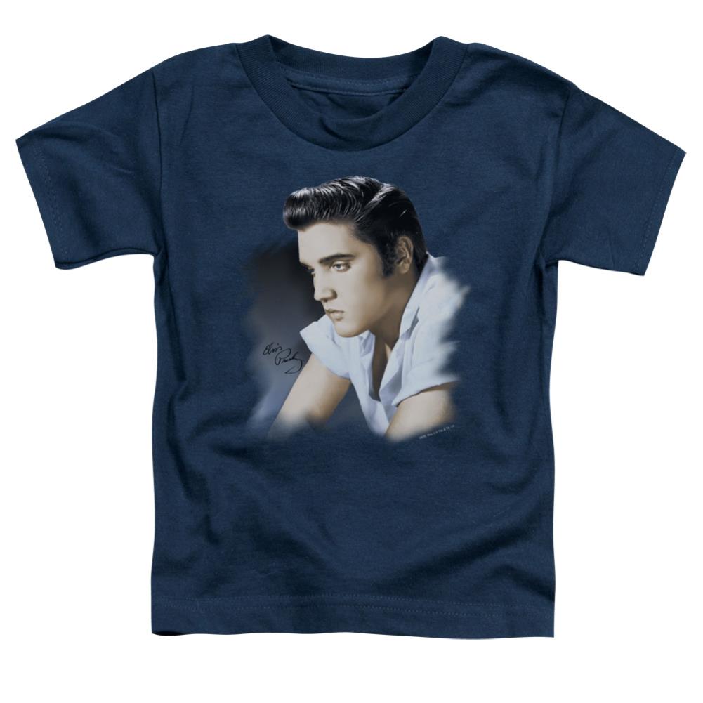 Elvis Presley Blue Profile Toddler 18/1 Cotton Short-Sleeve T-Shirt