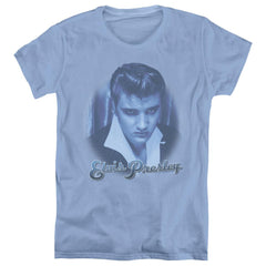 Elvis Presley Blue Suede Fade Women's 18/1 Cotton Short-Sleeve T-Shirt