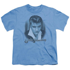 Elvis Presley Blue Suede Fade Youth 18/1 100% Cotton Short-Sleeve T-Shirt