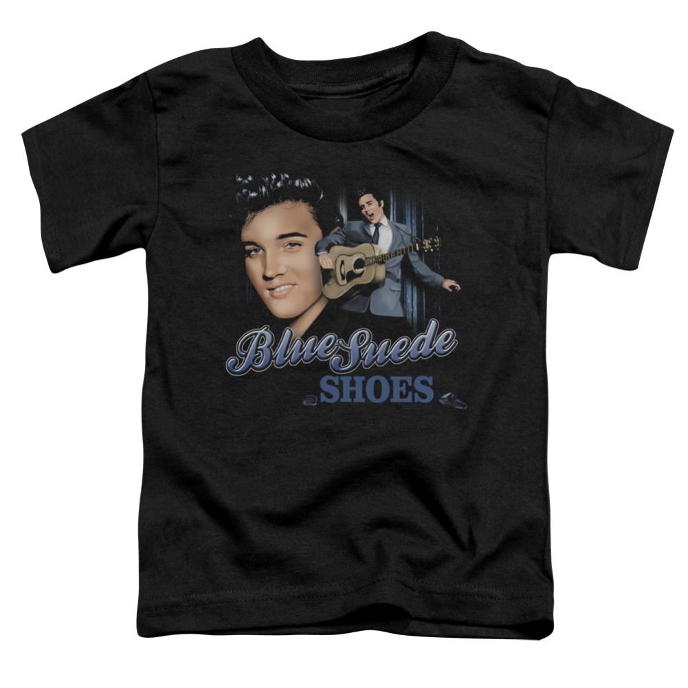 Elvis Presley Blue Suede Shoes Toddler 18/1 Cotton Short-Sleeve T-Shirt