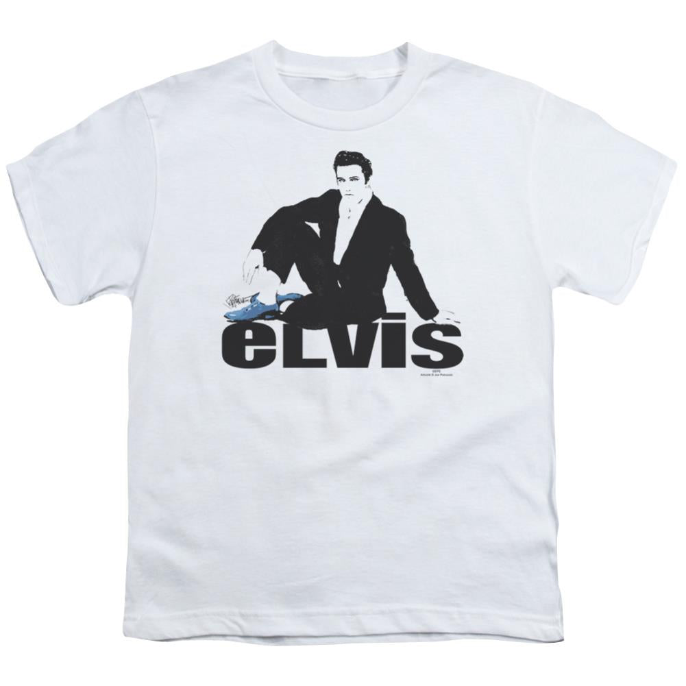 Elvis Presley Blue Suede Youth 18/1 100% Cotton Short-Sleeve T-Shirt