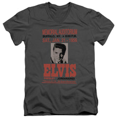 Elvis Presley Buffalo 1956 Men's 30/1 Cotton Slim V-Neck T-Shirt