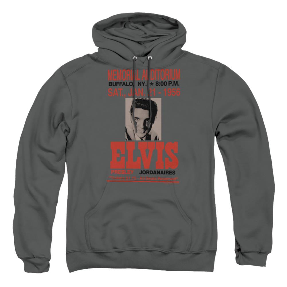 Elvis Presley Buffalo 1956 Men's Pull-Over 75 25 Poly Hoodie