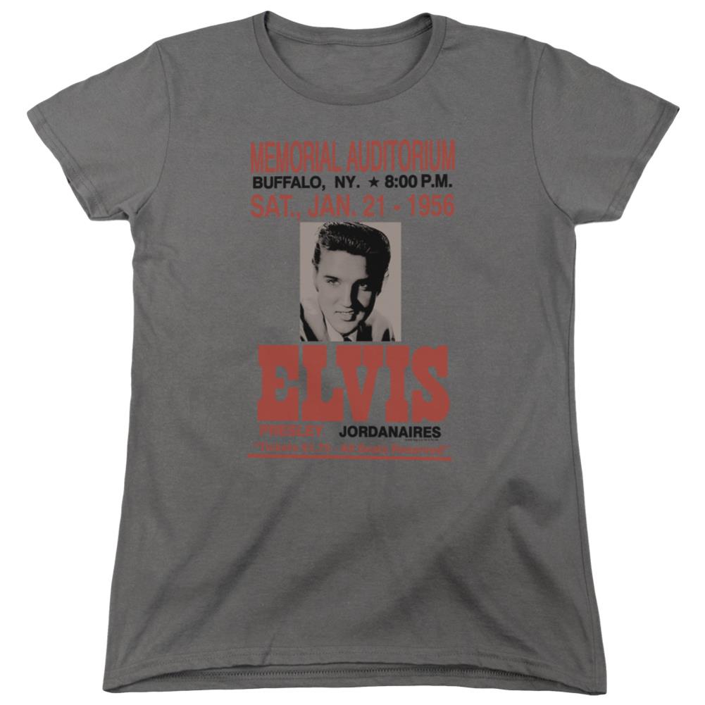 Elvis Presley Buffalo 1956 Women's 18/1 Cotton Short-Sleeve T-Shirt