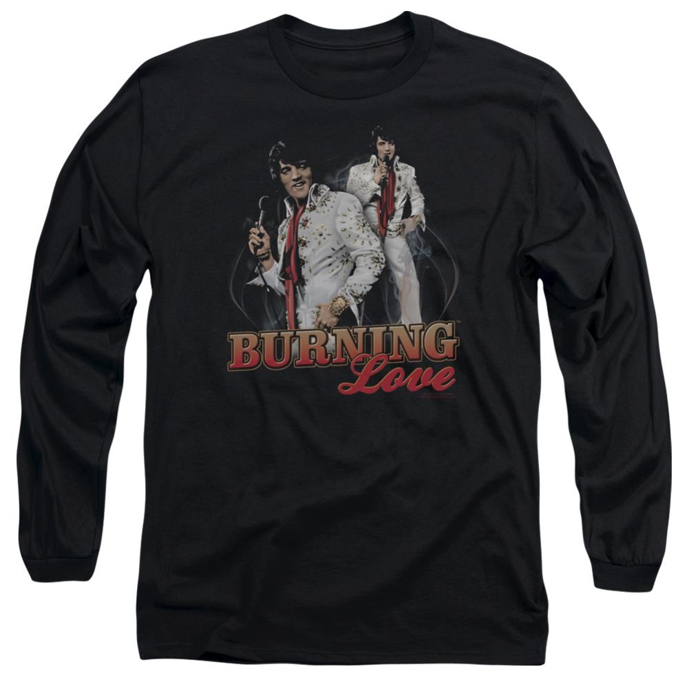 Elvis Presley Burning Love Men's 18/1 Cotton Long-Sleeve T-Shirt
