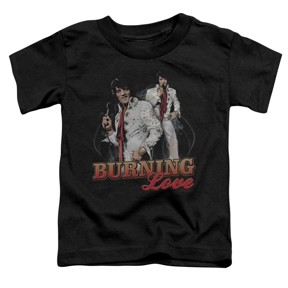 Elvis Presley Burning Love Toddler 18/1 Cotton Short-Sleeve T-Shirt