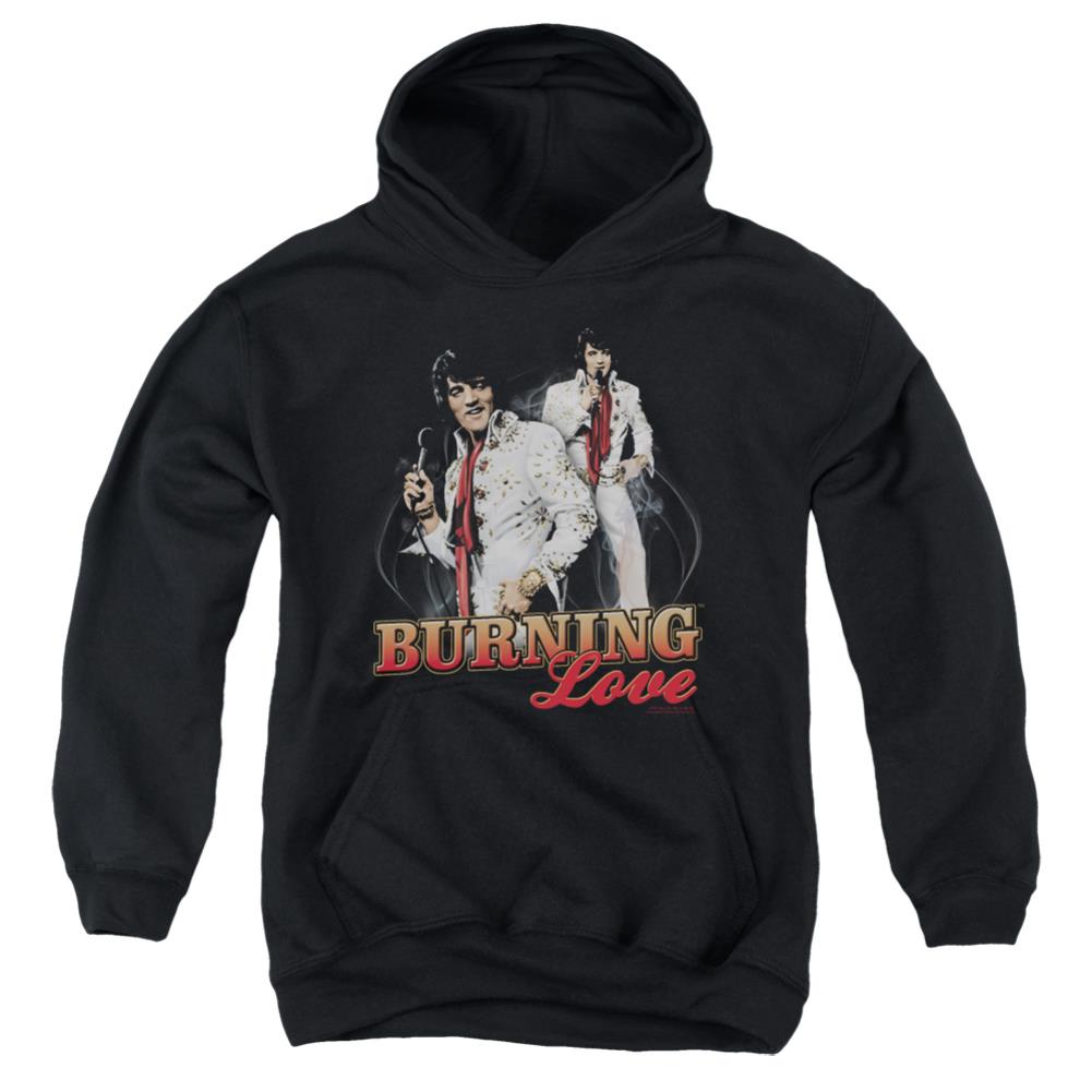 Elvis Presley Burning Love Youth Cotton Poly Pull-Over Hoodie