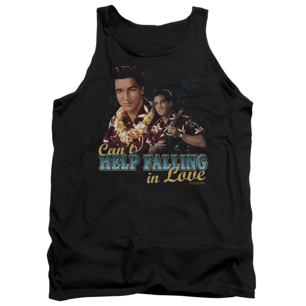 Elvis Presley Cant Help Falling Men's 18/1 Cotton Tank Top