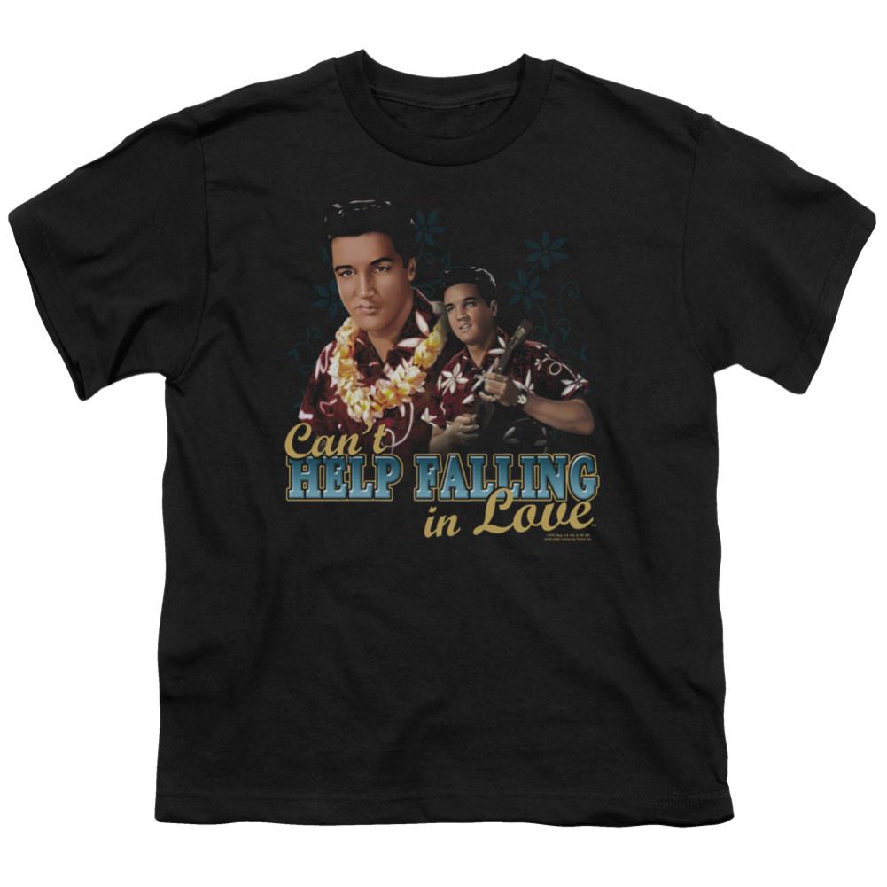 Elvis Presley Cant Help Falling Youth 18/1 100% Cotton Short-Sleeve T-Shirt
