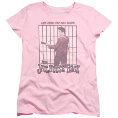 Elvis Presley Cell Block Rock Women's 18/1 Cotton Short-Sleeve T-Shirt