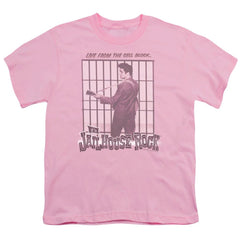 Elvis Presley Cell Block Rock Youth 18/1 100% Cotton Short-Sleeve T-Shirt