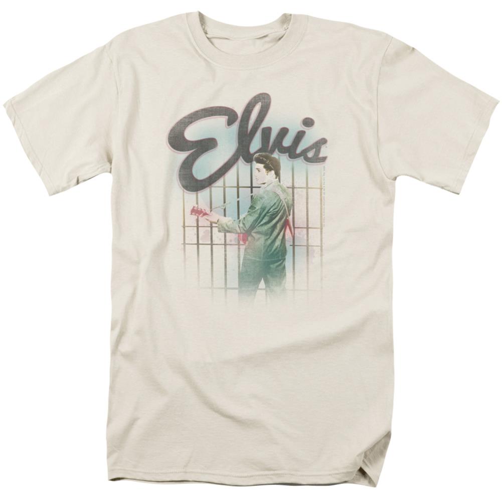 Elvis Presley Colorful King Men's 18/1 Cotton Short-Sleeve T-Shirt