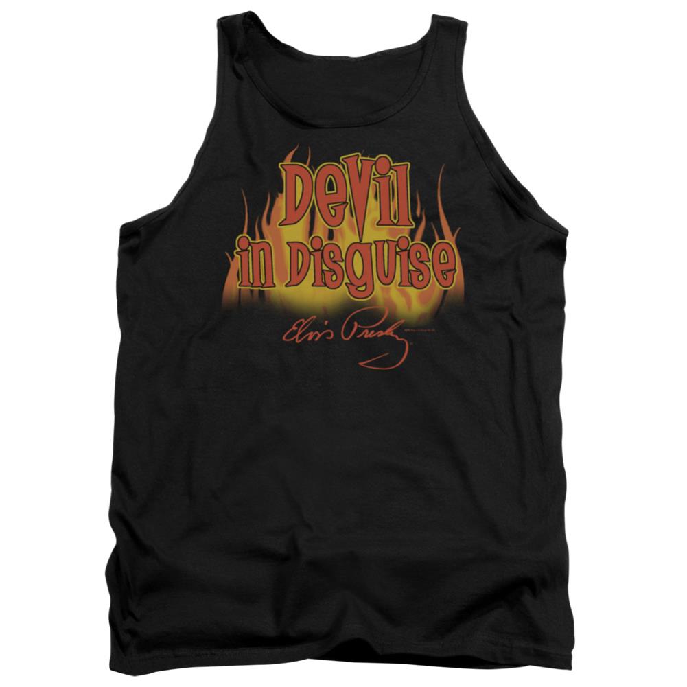 Elvis Presley Devil In Disguise Men's 18/1 Cotton Tank Top