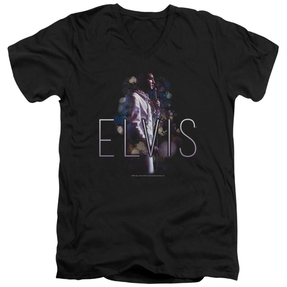 Elvis Presley Dream State Men's 30/1 Cotton Slim V-Neck T-Shirt