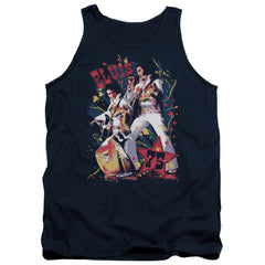 Elvis Presley Eagle Elvis Men's 18/1 Cotton Tank Top