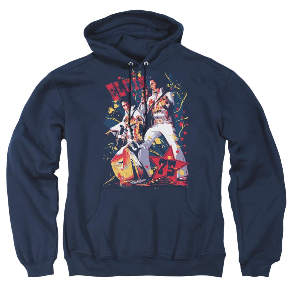 Elvis Presley Eagle Elvis Men's Pull-Over 75 25 Poly Hoodie