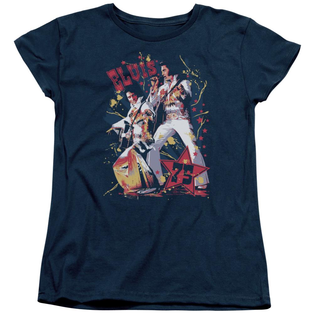 Elvis Presley Eagle Elvis Women's 18/1 Cotton Short-Sleeve T-Shirt
