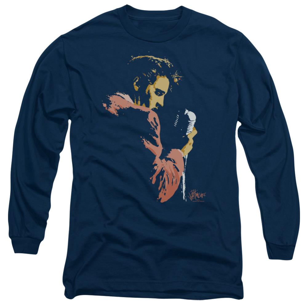 Elvis Presley Early Elvis Men's 18/1 Cotton Long-Sleeve T-Shirt