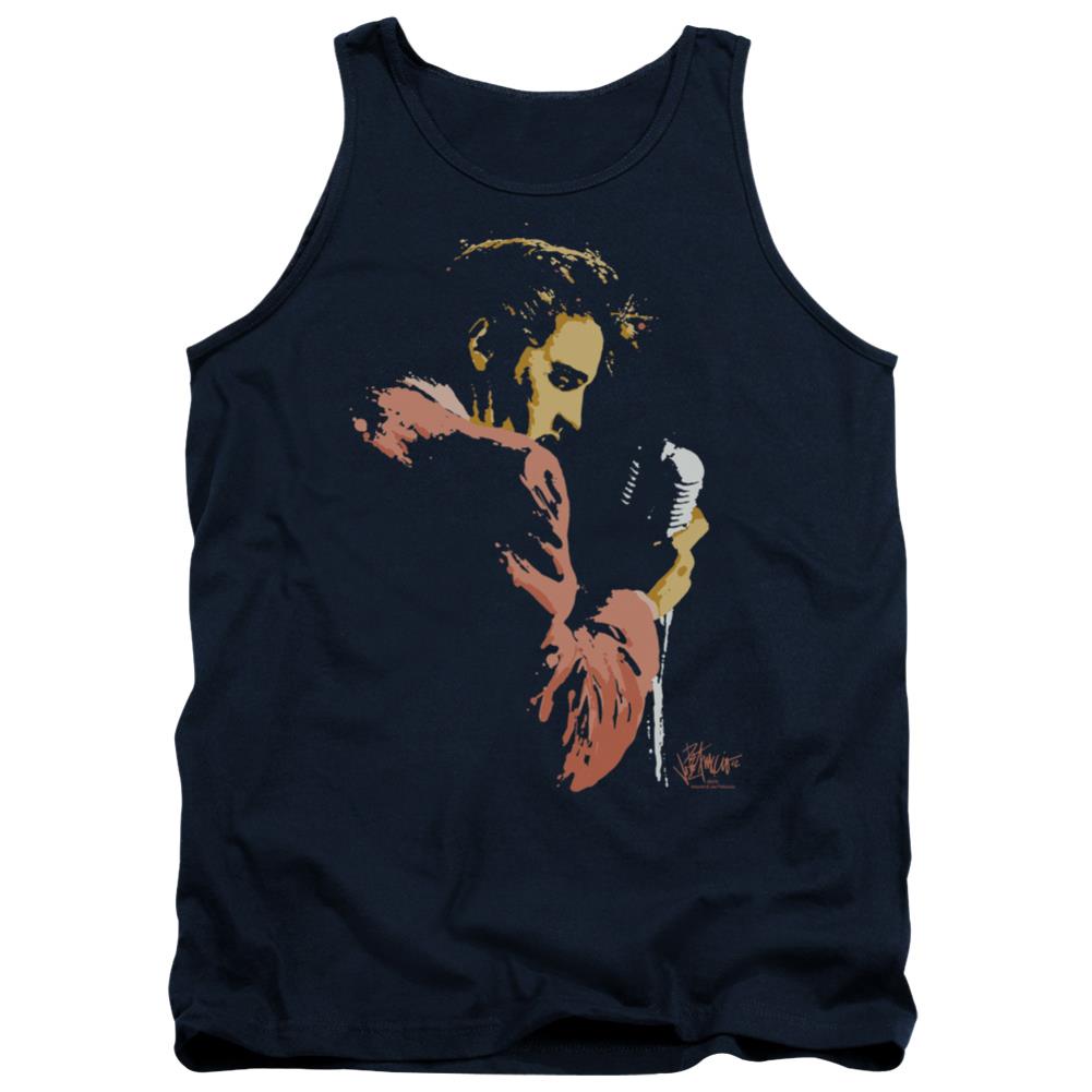 Elvis Presley Early Elvis Men's 18/1 Cotton Tank Top