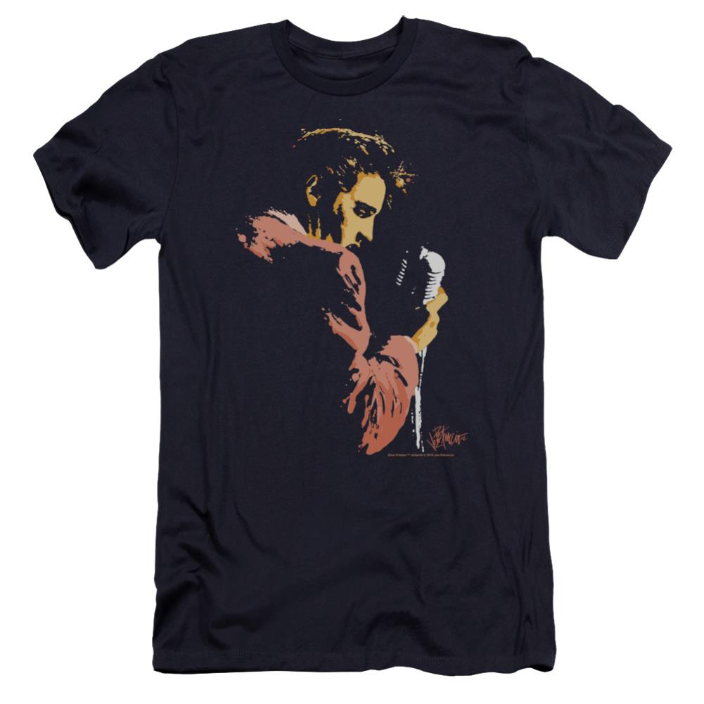 Elvis Presley Early Elvis Men's Ultra-Soft 30/1 Cotton Slim Short-Sleeve T-Shirt