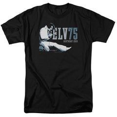 Elvis Presley Elv 75 Logo Men's 18/1 Cotton Short-Sleeve T-Shirt