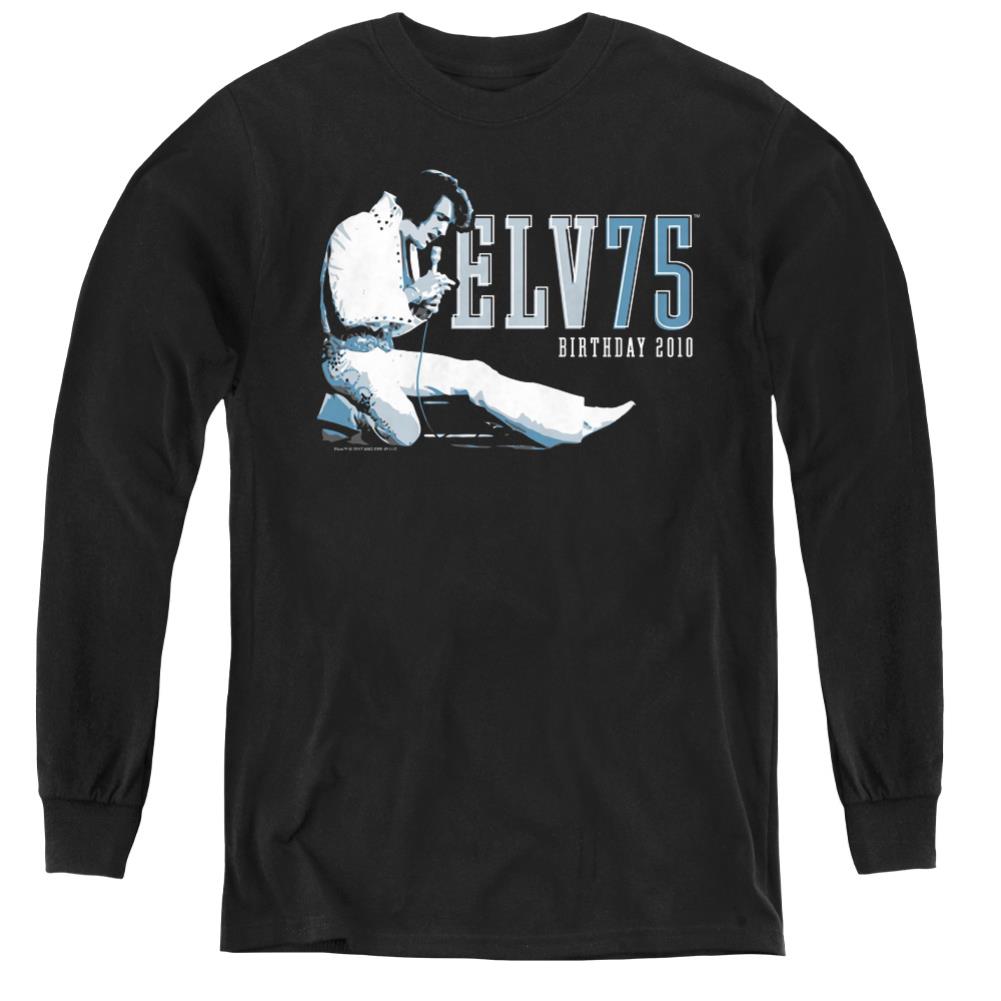 Elvis Presley Elv 75 Logo Youth Long-Sleeve T-Shirt